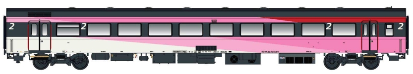 LS Models LS44057-3 - H0 - Endwagen 2. Kl. FYRA Wagen 27, NS, Ep. VI
